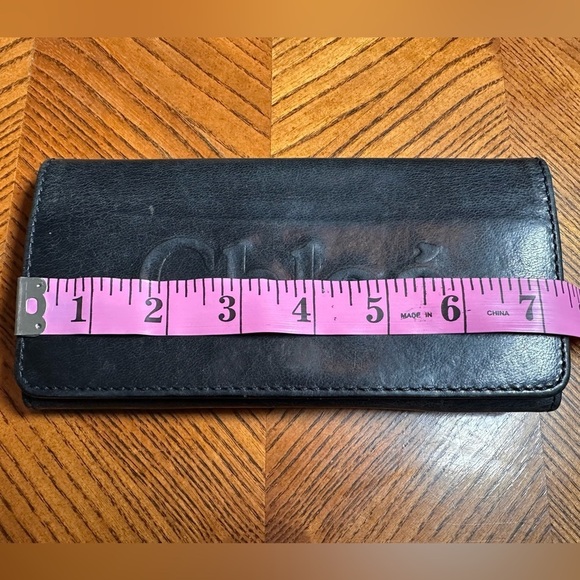 Chloé Black Leather Wallet - Picture 7 of 10